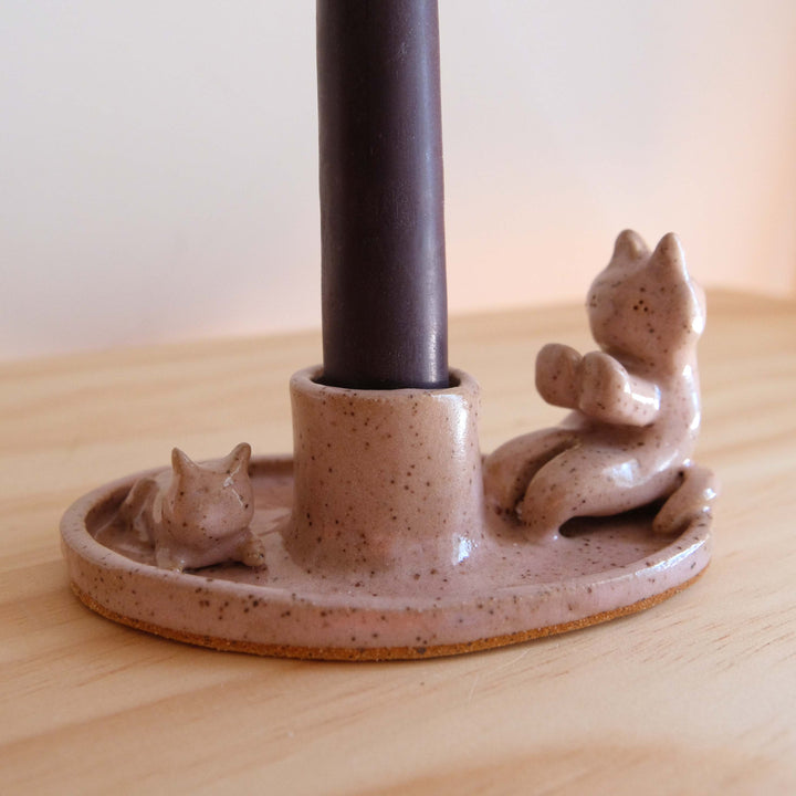 Handbuilding Cozy Candleholders