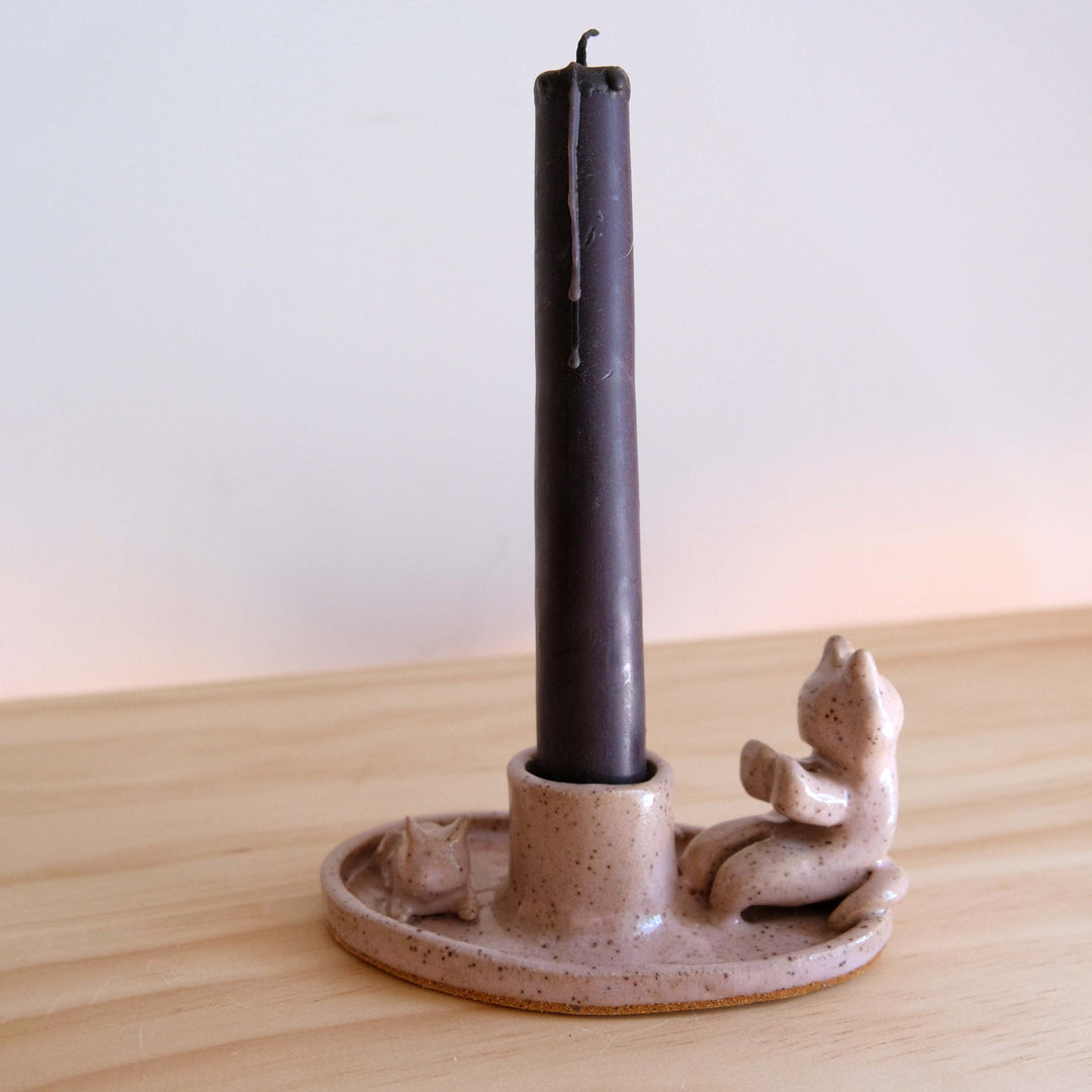 Handbuilding Cozy Candleholders