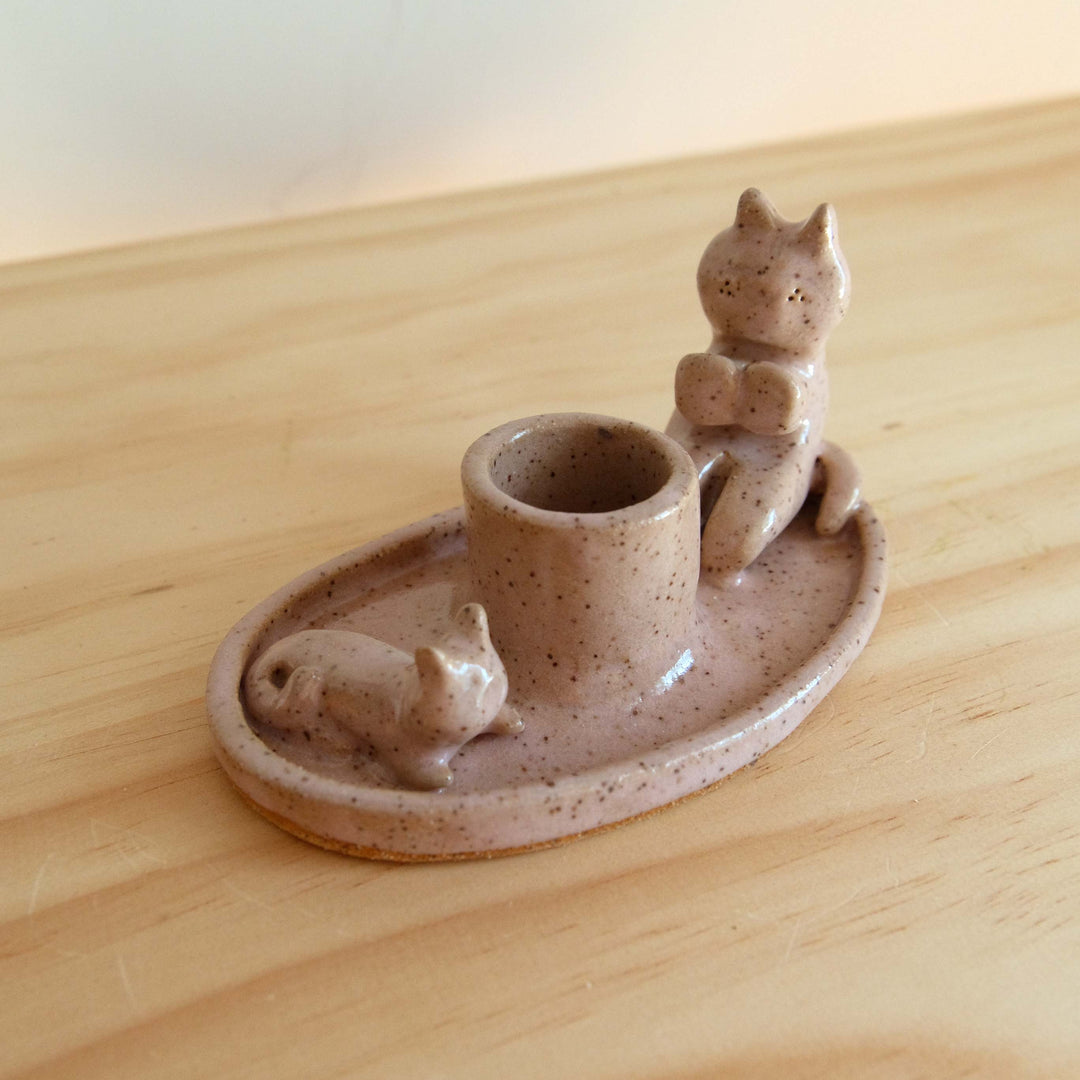 Handbuilding Cozy Candleholders