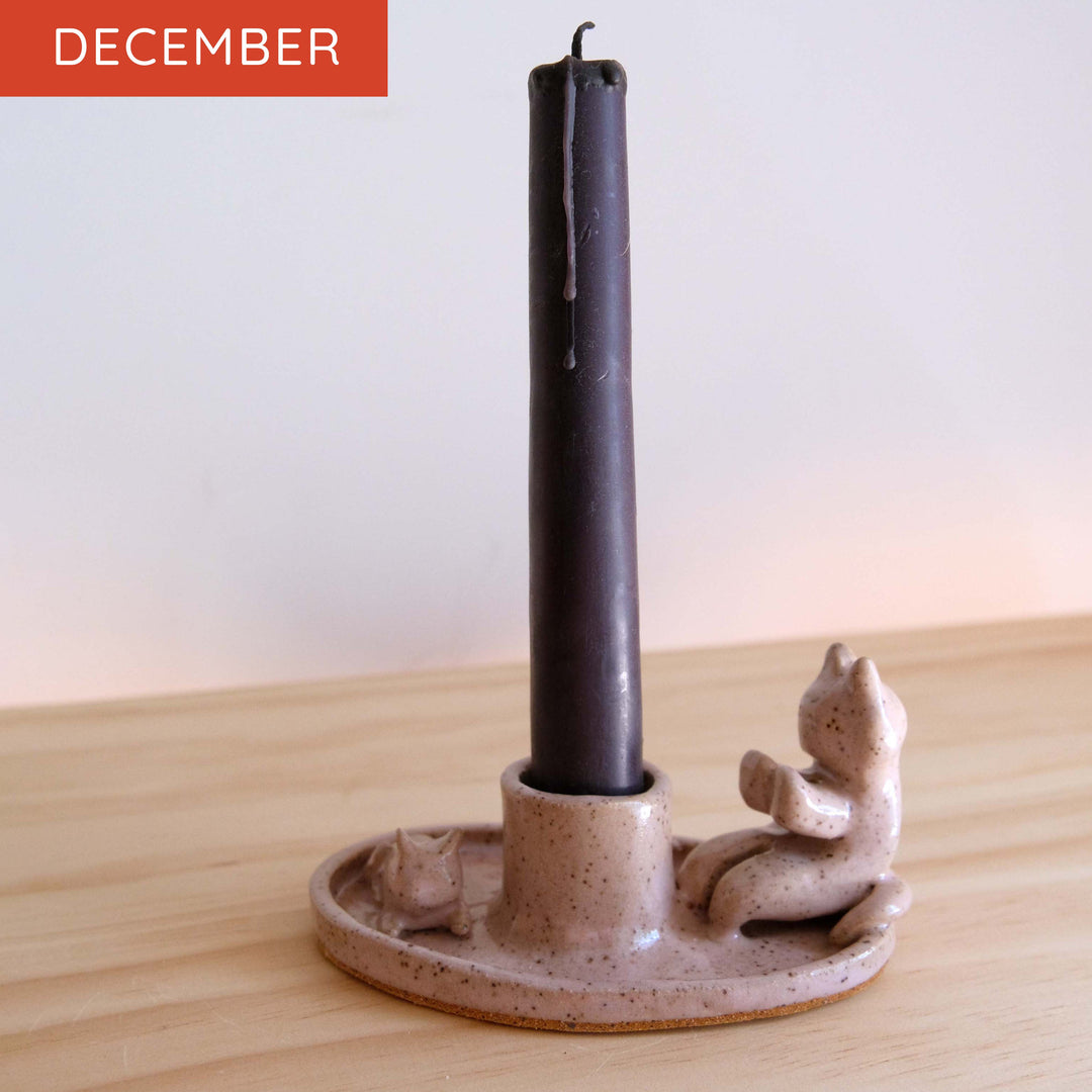 Handbuilding Cozy Candleholders