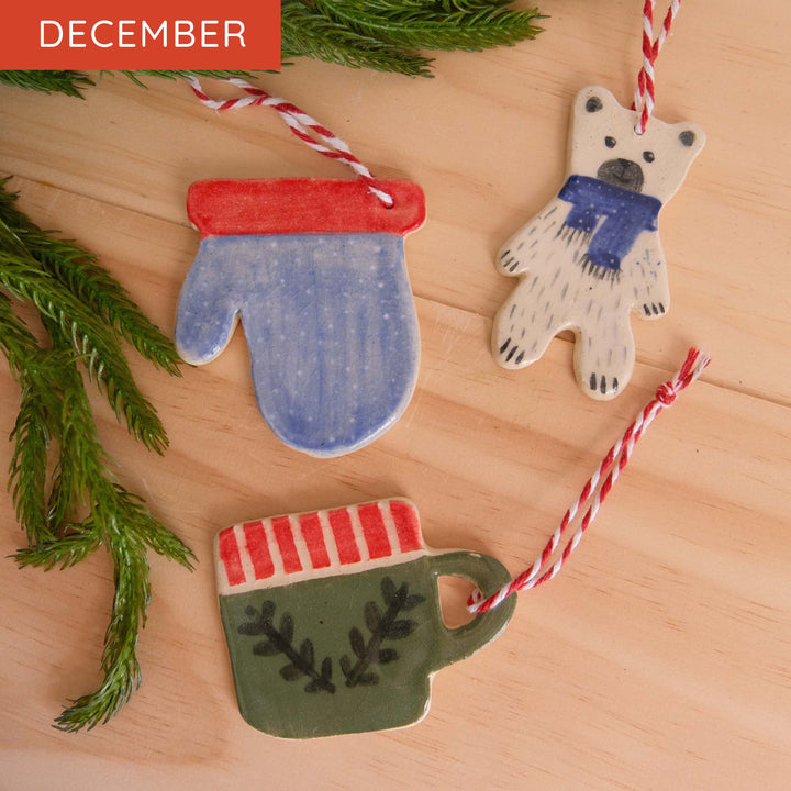 Handbuilding Holiday Ornaments