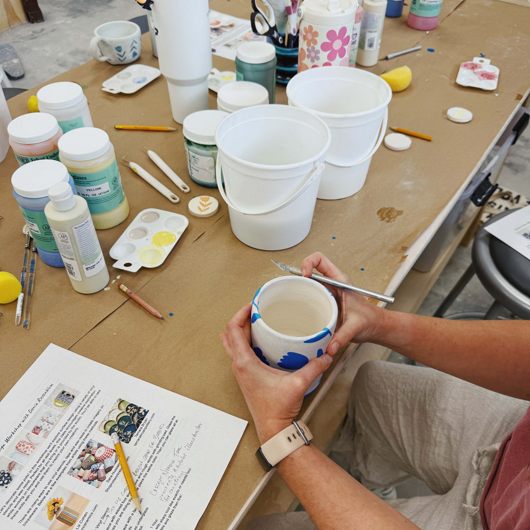 Surface Design II: Glaze Application Techniques with Genia Rosenblum