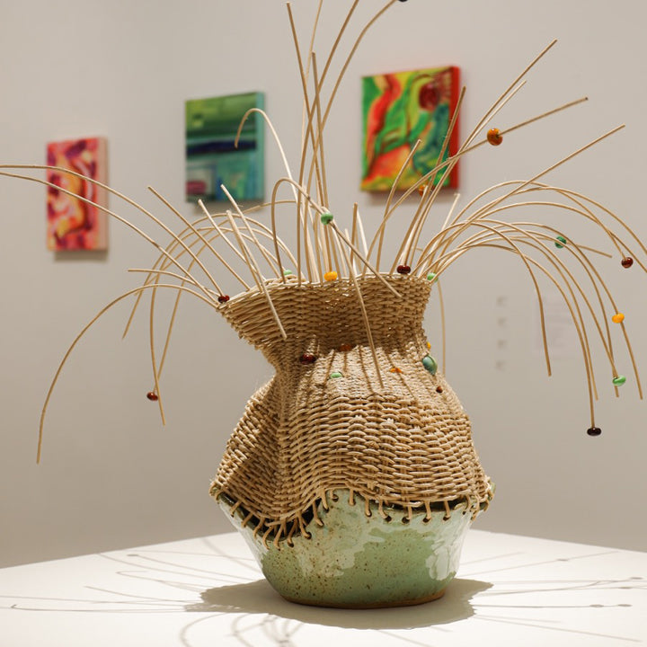 Clay and Weaving Fusion with Ashley White