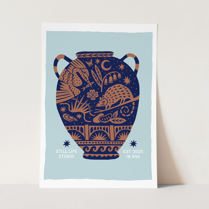 Still Life Ceramics x Pelikan Print Co - Handmade Print