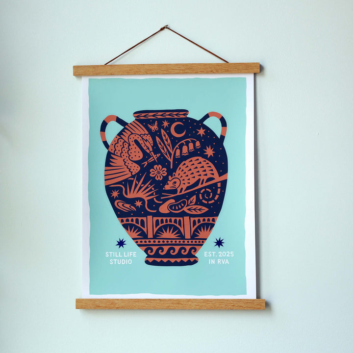 Still Life Ceramics x Pelikan Print Co - Handmade Print
