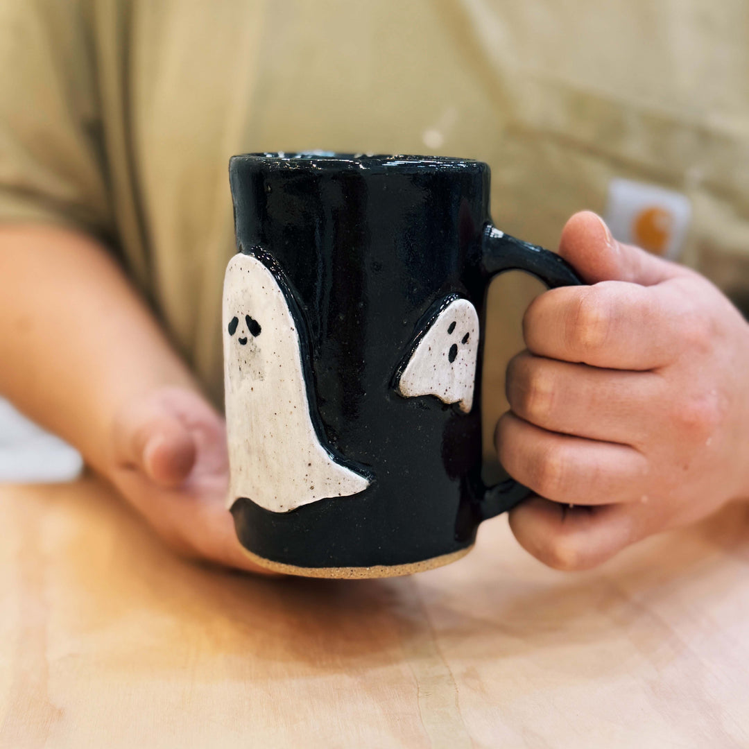 Handbuilding Haunted Mugs