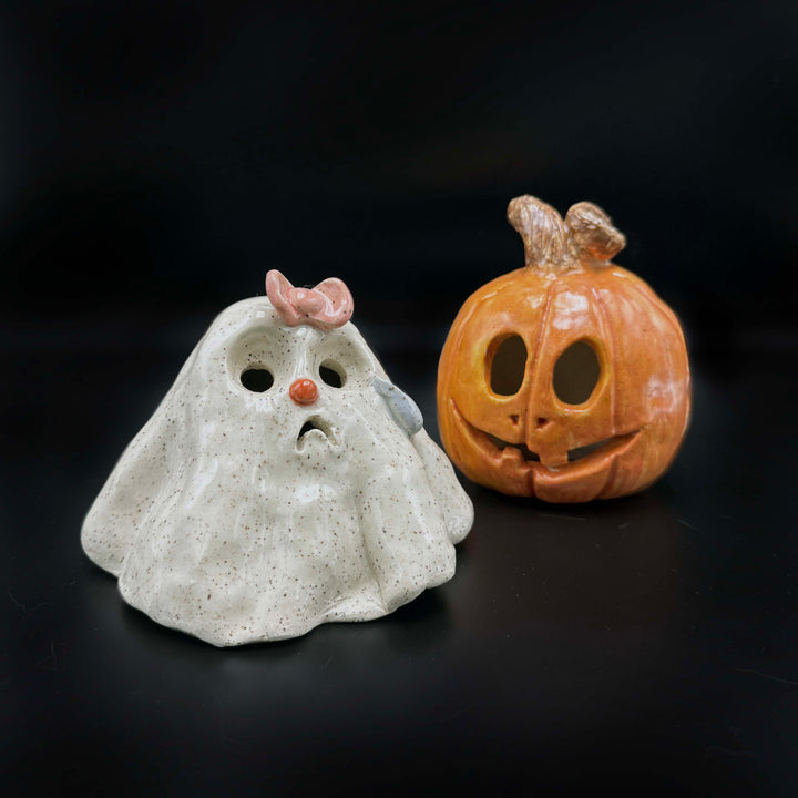 Handbuilding Spooky Luminaries